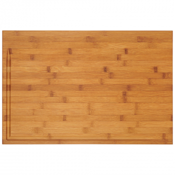 SmokeMax Bamboo Cutting Block Cutting Board, Serving Board (approx. 60 x 40 x 5 cm)