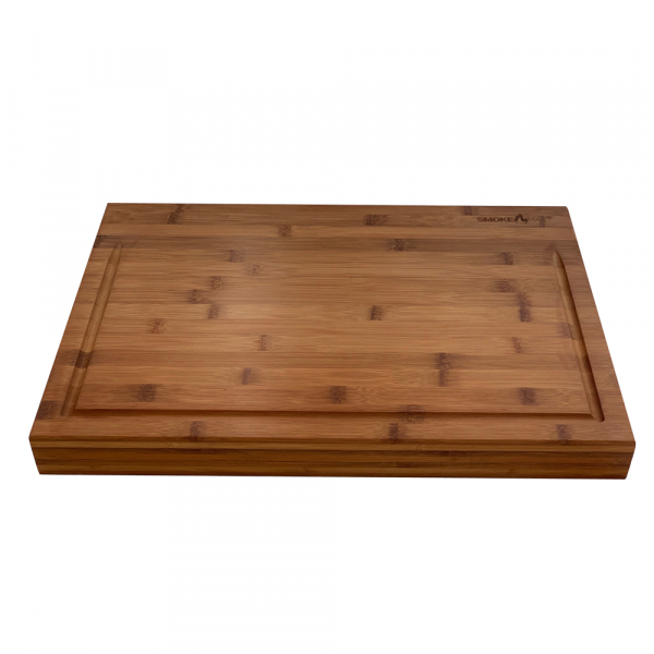2-1 XXL (60 x 40 x 5 cm) Tabla para cortar y servir en bloque de madera